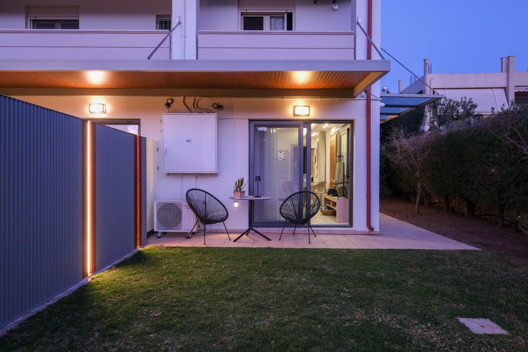 Glaros Casa Verde - Cozy Flat With Garden Near Beach Káto Darátsos Eksteriør bilde