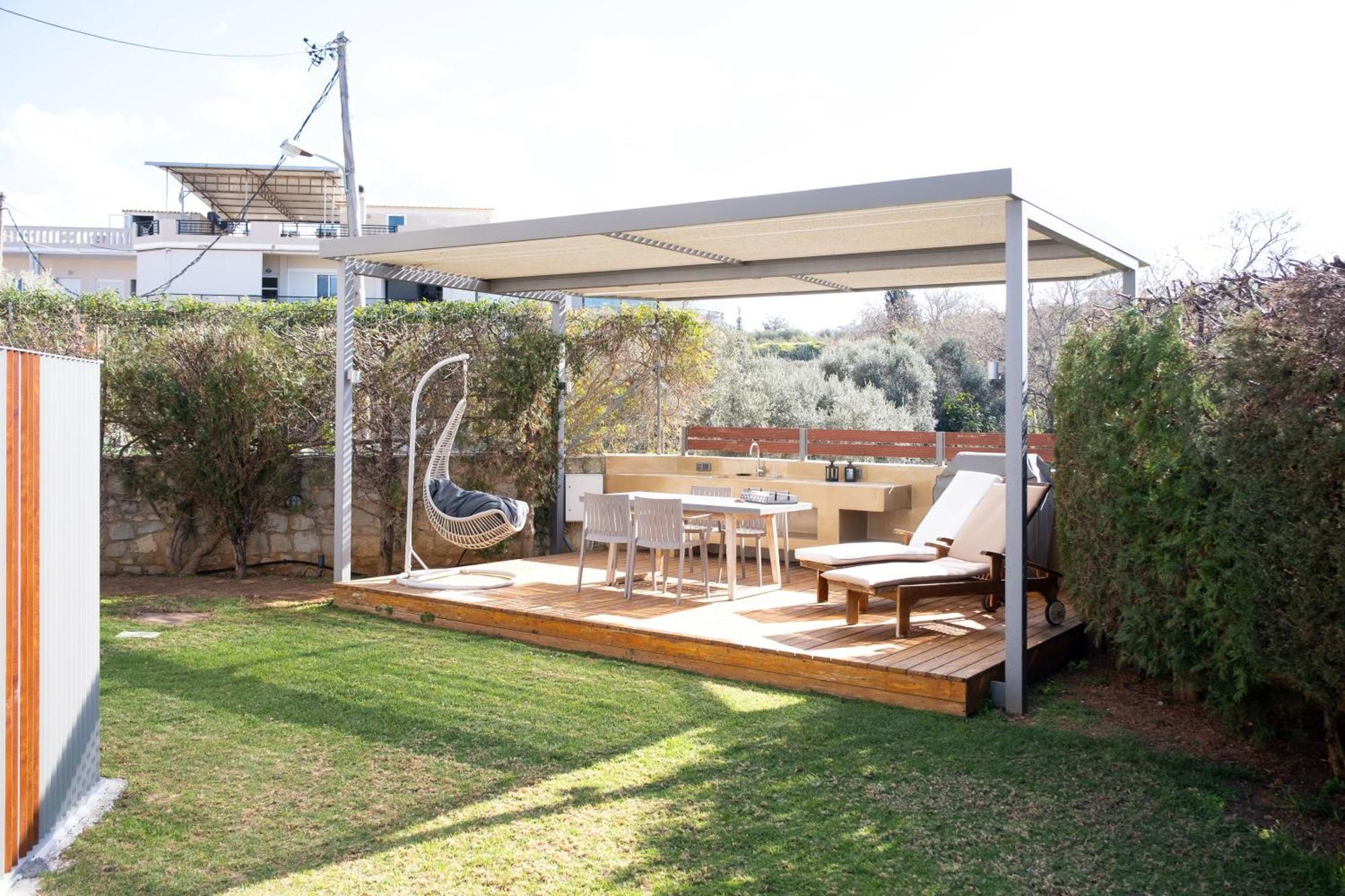 Glaros Casa Verde - Cozy Flat With Garden Near Beach Káto Darátsos Eksteriør bilde
